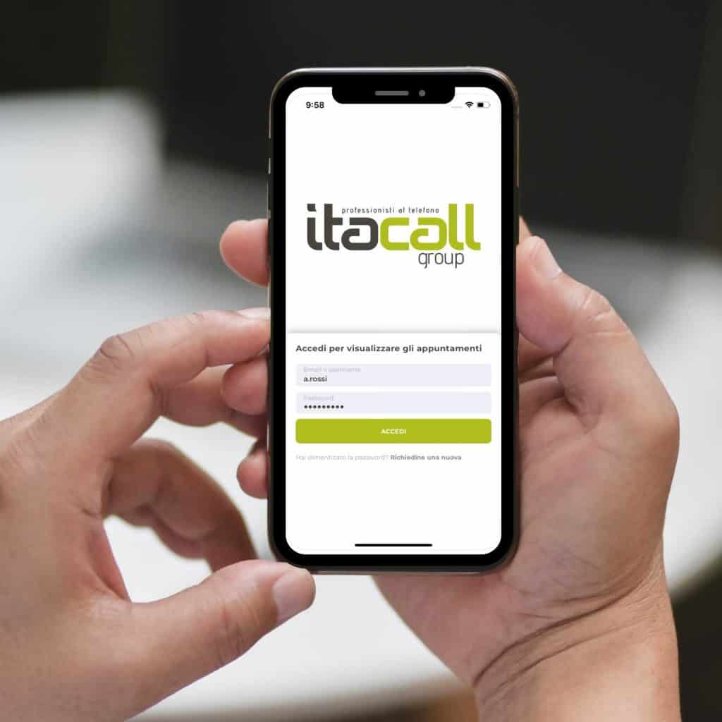 La nuova app di Itacall Group